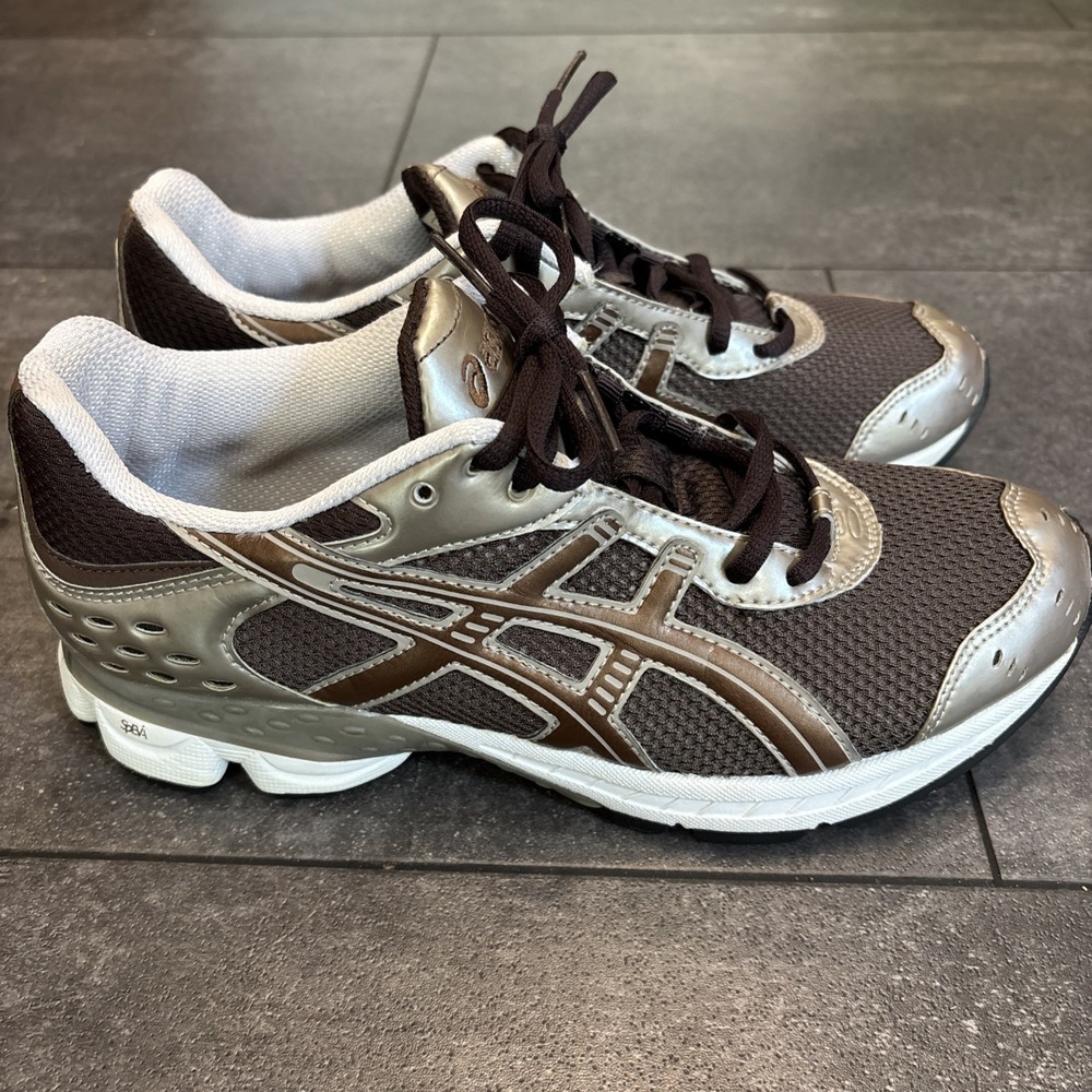 Above The Clouds Asics TN786  Chocolate Brown Women VTG SZ 8.5 US 40 EU Y2K NOS